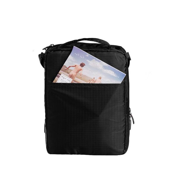 

shoulder bag small messenger bag for tablets and documents men's black handbag 11-inch crossbody bags for students