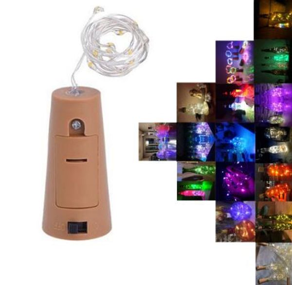 

Горячая 1 М 10LED 2 М 20LED Лампа Корк Формы Бутылка Пробка Свет Стекло Вино LED Медный Провод Огни Строки Для Xmas Партия Свадьба