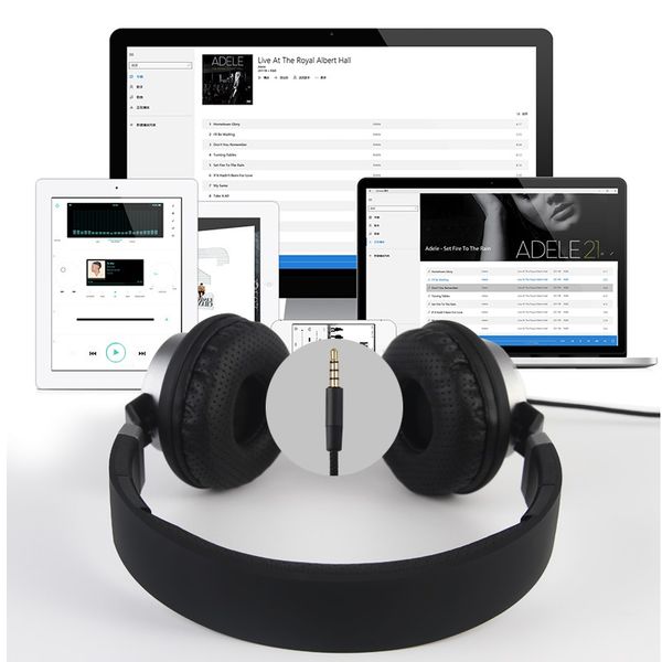

новые проводные наушники с микрофоном над ухом гарнитуры бас hifi звук музыка стерео наушники для iphone xiaomi sony huawei pc
