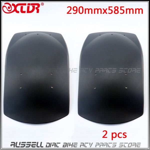 

x2 fender mudguard for 150cc 250cc kinroad roketa sunl hammer head sahara atv quad dune buggy moped 290mmx595mm