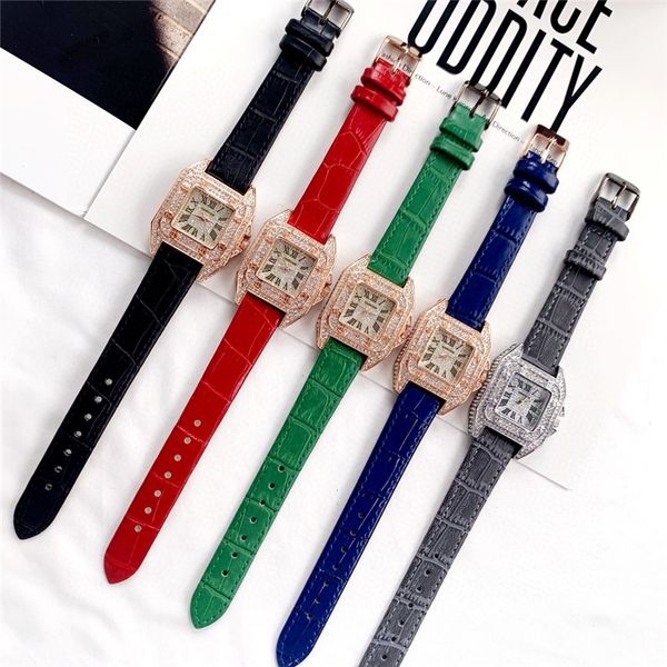 

brand car ballon luxury watches lady silver watches diamond wristwatch womens bracelet designer watch multicolor drop cr10, Slivery;brown