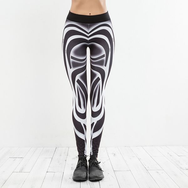

new women running tulle tight fitness sports pants elastic wearing leggings with pockets exercise clothes, Black;blue