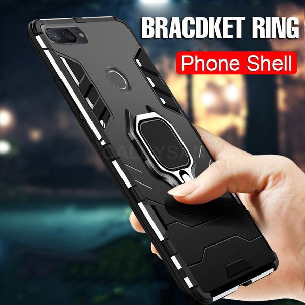 

роскошный металлический автомобильный держатель кольцо чехол на xiaomi mi 8 lite se a2 a1 чехол для телефона чехол для xiaomi mi 8 pro mi8 п