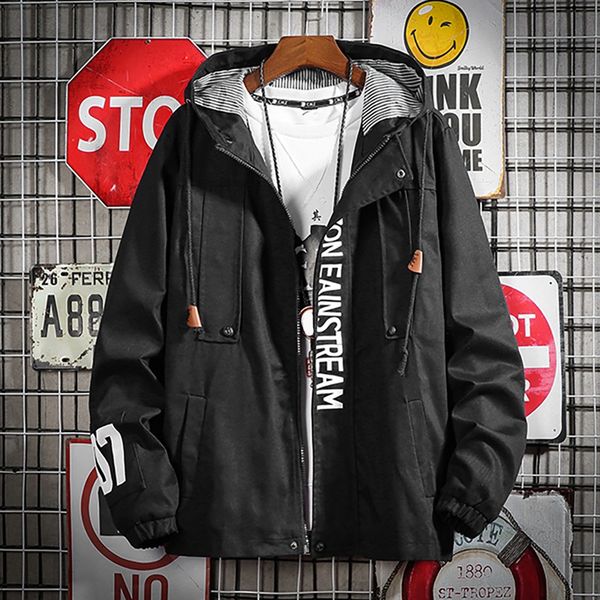 

2019 zip up men jacket spring autumn fashion brand slim fit coats male casual baseball jaycosin jacket mens overcoat plus size 5, Black;brown