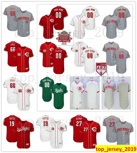 

Cincinnati cu tom red 66 ya iel puig 19 joey votto 7 eugenio uarez 35 tanner roark 27 matt kemp onny gray alex wood jer ey