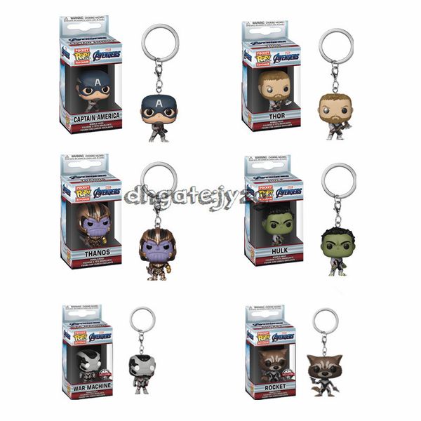 2019 Funko Pop Keychain Avengers Endgame Figures Anime Collection Doll Kids Toys Movie Anime Key Chain Keyring Kid Toy 100 Design From Jyzg 322