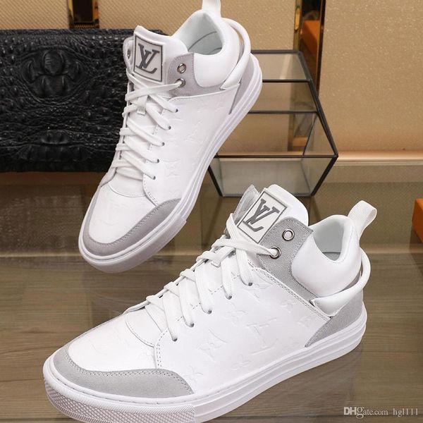 

sports shoes men's autumn new classic trend fashion wild casual male students high to help air force one breathable shoes