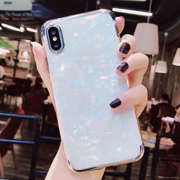 

wholesale retail gorgeous blu-ray housing back cover soft tpu silicone imd phone shell laser marble case for iphone for samsung wholesales