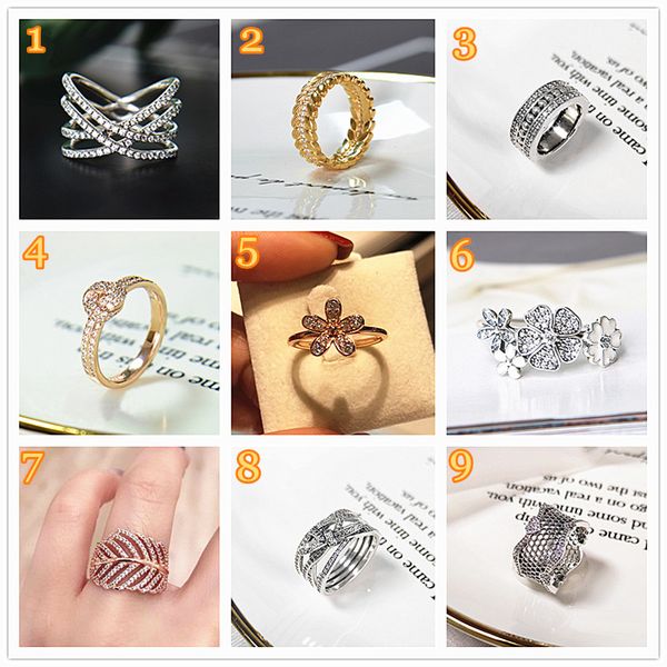 

2019 classic euro jewelry charm ring for women rings 100% 925 sterling silver jewelries gift,1pz