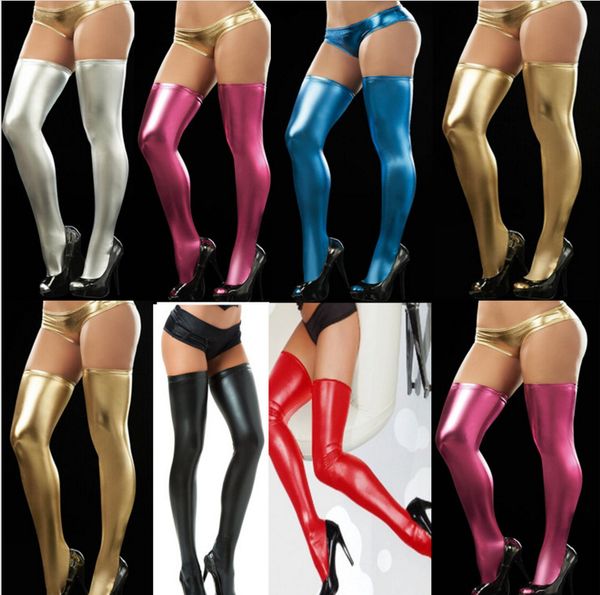 

body stocking new european and american brand leather pantyhose plus size stockings 2020, Black;white