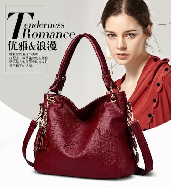 

2020 новая женская сумка большая сумка портативное плечо элегантный простой корейский стиль большой объем повседневное плечо леди