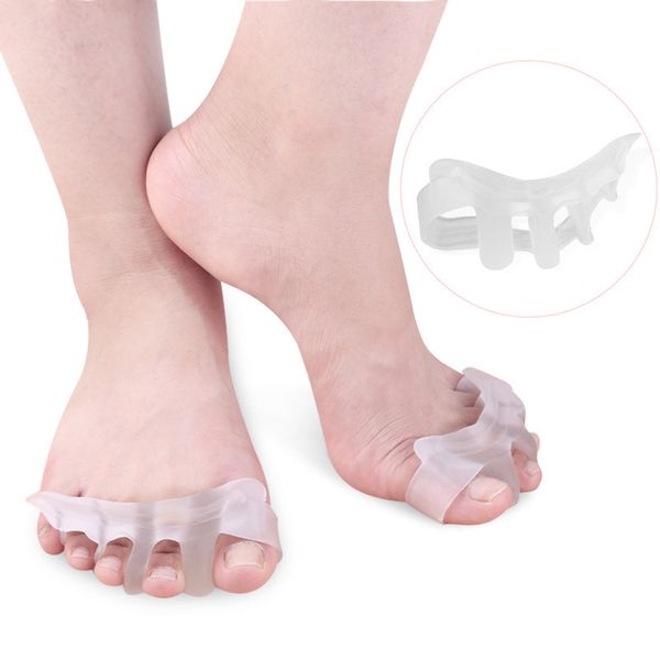 

hallux valgus ortcs bunion splint for separate all toe big bone orthopedic foot hammer corrector separator inserts pad, Black