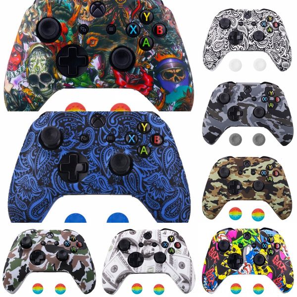 

ifjdb gamepad protective case cover joystick skin xbox protector for coveer one