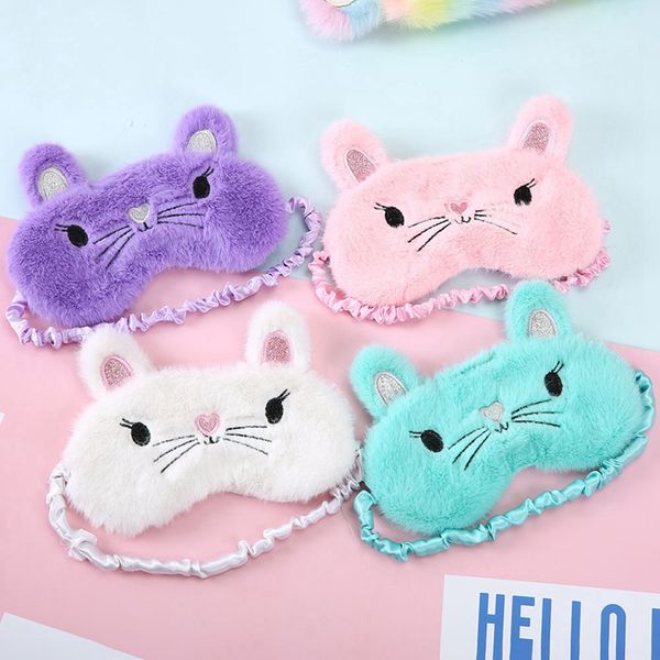 

fashion sweet cute 3d cat sleep mask natural sleeping eye mask eyeshade cover shade eye patch women girl travel blindfold