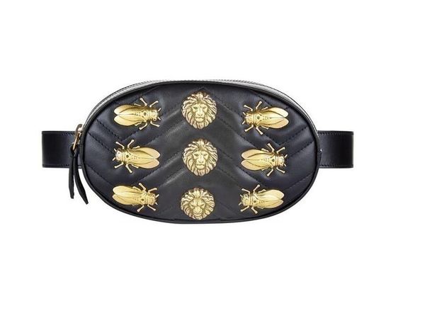

2018 new luxury handbagswomen women bags designerinsect waist bag fanny packs lady's belt bags women's famous brand chest handbag