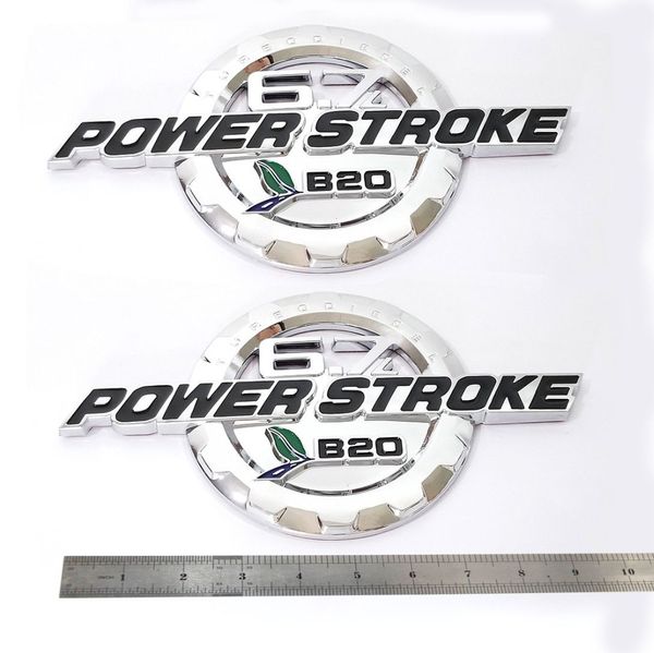 

6.7l powerstroke emblem turbo diesel door badge 3d