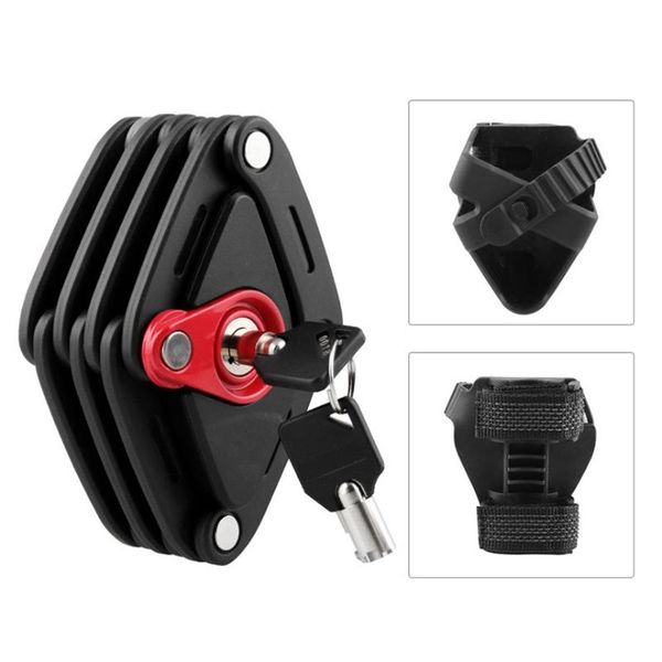 

carprie motorcycle keys folding bicycle lock leg 2 keys strong anti-theft security bicycle lock high strength