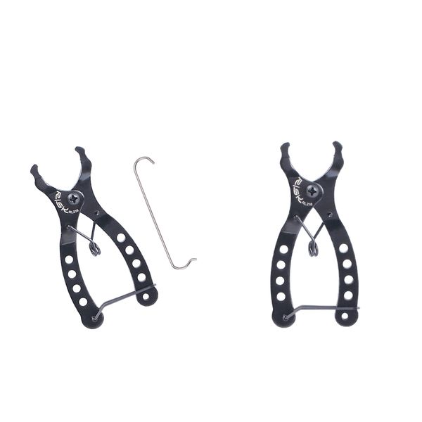 

2 pieces portable bike chain pliers closer repair hand tool hook connector