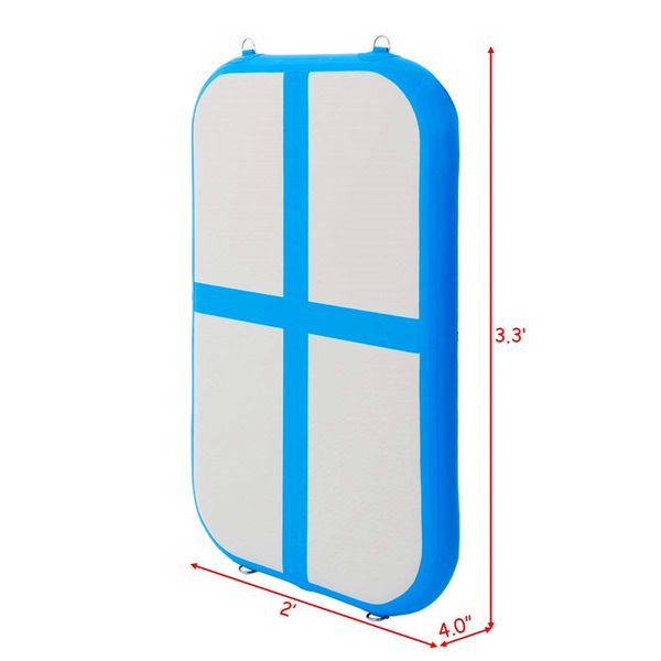 

mini gym mat inflatable gymnastics tumble track air block air board mat for 0.6m*1m*0.2m or customized