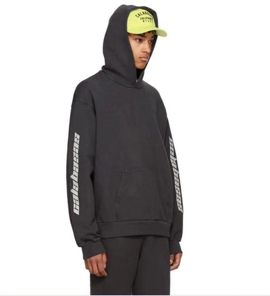 

season 5 embroidery calabasas hoodies men women 1a:1 cal kanye west hip hop sweatshirts pullover season 5 hoodies, Black