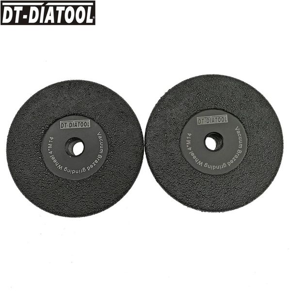 

dt-diatool 2pcs m14 вакђђмне пане алмазнй плокий лиовалнй grit # 30/40 дл лиовалн