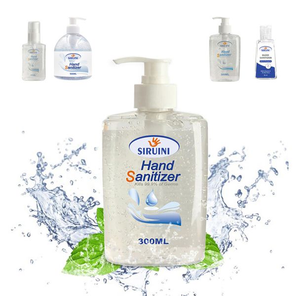 

дезинфицирующее средство для рук siruini washless с витамином е спиртовой увлажняющий гель 30 мл 60 мл 240 мл 300 мл 500 мл одноразовый гель