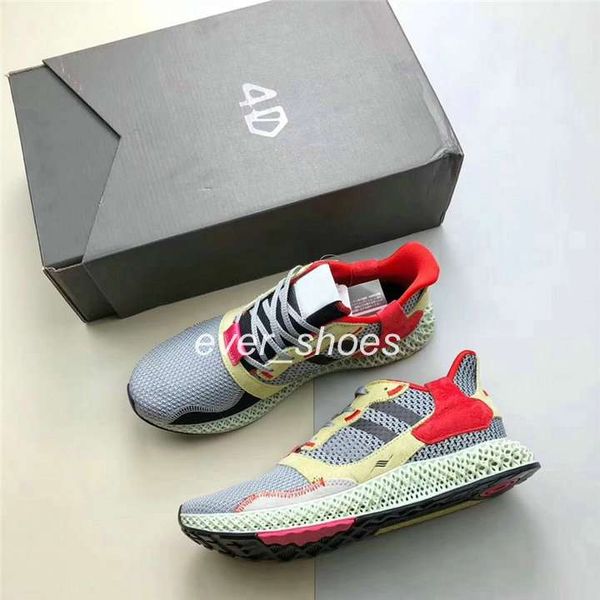 

new consortium zx 4000 futurecraft 4d running shoes men mens bd7931 zx4000 2019 designer trainer sports sneakers with box 39-45
