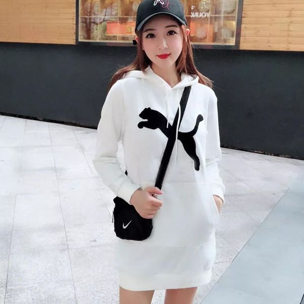 

womens designer hoodied hoodies women luxury sweatshirt hoodie autumn spring casual long hoodie sweater size s-xl, Black