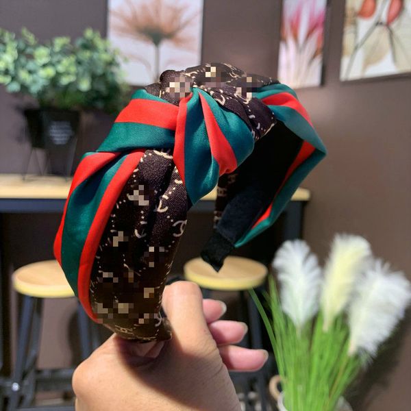 

новая hairband женская маленькая шпилька головной убор завязанный широкий край шпилька дикий hairband умывания лента для волос оголовье бесп, Silver