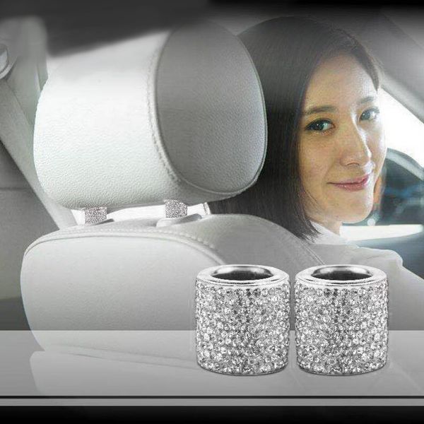 

сиденье 1шт кристалл подголовник воротник декор подвеска алмазный bling автомобили аксессуары для интерьера для горного хрусталя универсальн