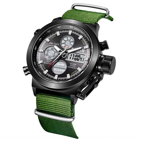 

es sports men's nylon strap es sports electronic men's watch nylon strap electronic watch, Blue