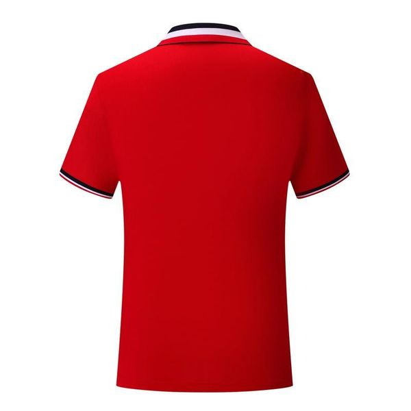 

t-shirt uniform red sd chongfu 899050new fashion classic three-color striped collar short-sleeved polo shirt comfortable and breathable, Black