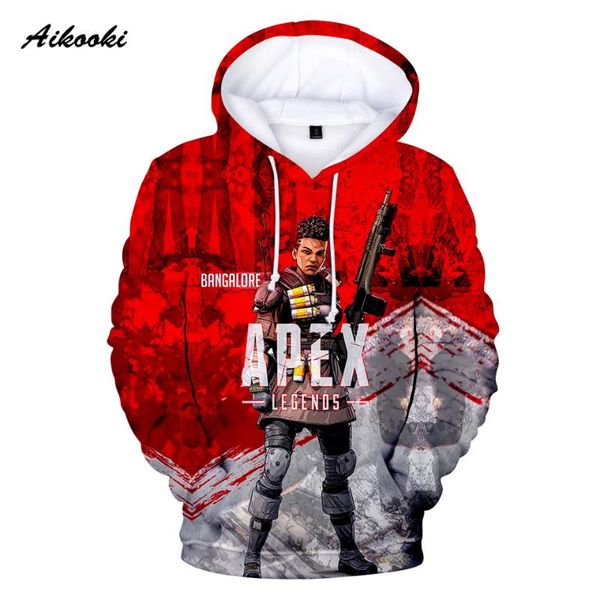 

new spring hoodies apex legends sweatshirts men women hoody game apex legends harajuku polluvers hoodies spring winter hoodie, Black