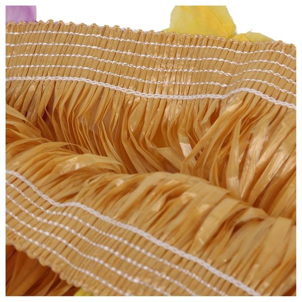 

table skirt hawaiian luau flower grass garden wedding party beach decor khaki table skirt