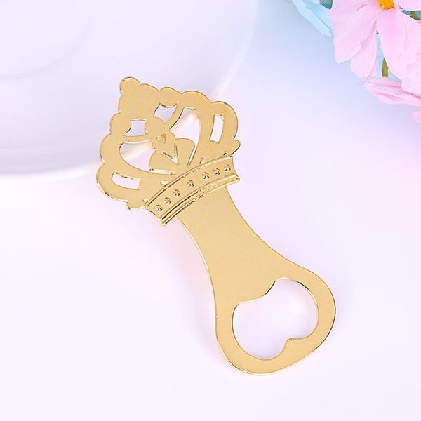 

portable golden crown beer bottle opener bar kitchen accessories decoration wedding party favors souveniers gift