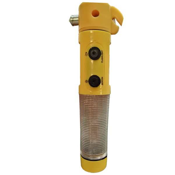 

multi-function safety hammer car escape broken window hammer four-in-one emergency tool with sound alarm flash