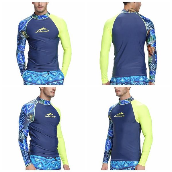 

h 2019 man surf rashguard badpak lange mouw surfen badpakken voor man surfen duiken uv zwemmen t-shirt surfing snorkeling suit accessories