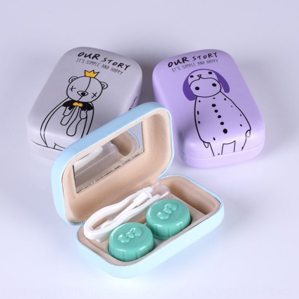 

leather invisible nursing box glasses glasses contact case nursing case 98486