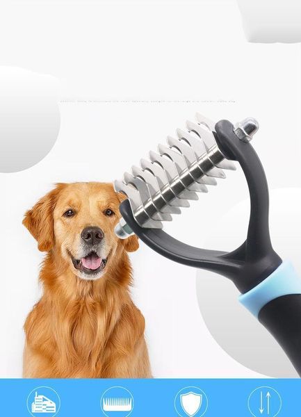 

pet cat dog открытый узел нож кисть волос fur пролить триммер grooming comb