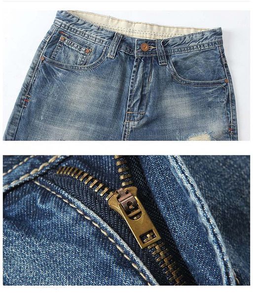 

2020 New Mens Designer Denim Shorts Fashion Jeans Shorts Brand Knee Length Denim Shorts Casual Ripped Cropped Pants Size 27-44