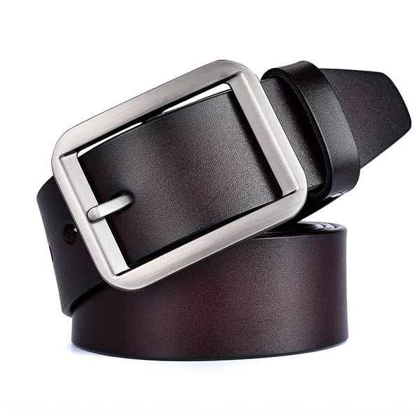 

men's japanese buckle two-layer leather leisure antique men's japanese buckle two-layer leather belt leisure antique belt, Black;brown