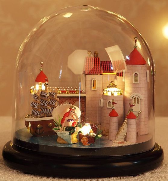 Compre Casa De La Sabiduria De Bricolaje Cabina Sirena Dulce Hecho