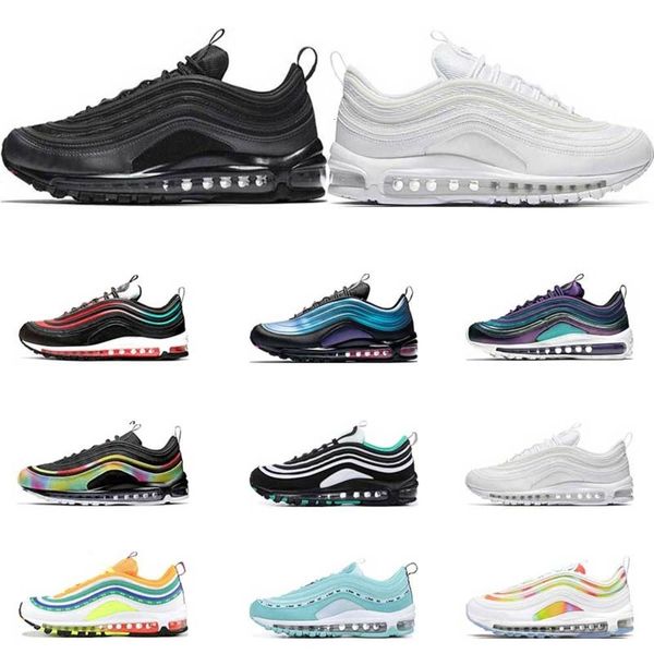 

2019 new mens women running shoes triple white london summer of love white green university red court purple sports sneaker size 36-45, Black