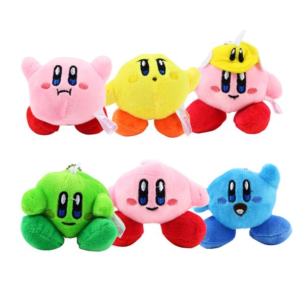 

cute kawaii 7cm cartoon kirby plush popopo small kirby pendant dolls
