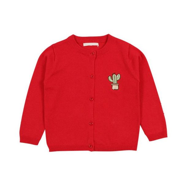 

kids baby clothes autumn casual sweater cardigan for baby girl boy embroidery cactus cardigan casual outerwear winter clothes #p, Blue