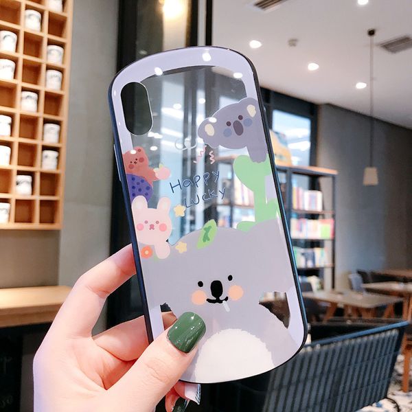 

мультфильм koala unicorn женщина дизайнер телефон дело мода крышка для iphone 11 x 7plus 8p 7 8 6p 6sp 6 6s марка горячего сбывания b101707v