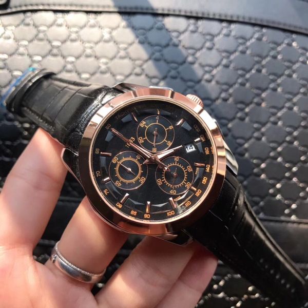 

2019 Мужские Часы Мода Повседневная Спорт Кварцевые Часы Мужчины Военный Кожаный Б