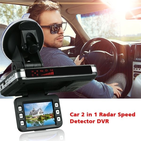 

2 in 1 car dvr radar laser speed detector car video recorder camera traffic alert