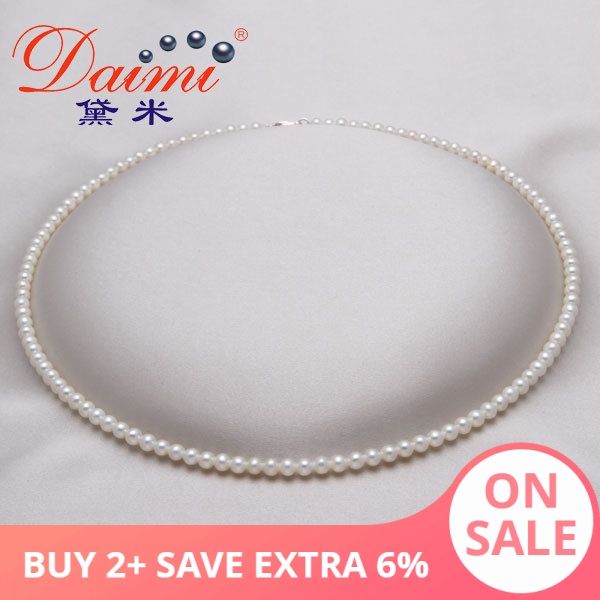 

daimi] white/pink/purple colorful real pearl necklace simple jewelry nice gift for girl cha-cha, Silver