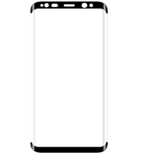 

curved tempered glass protective film for samsung s8 (straight side no windows